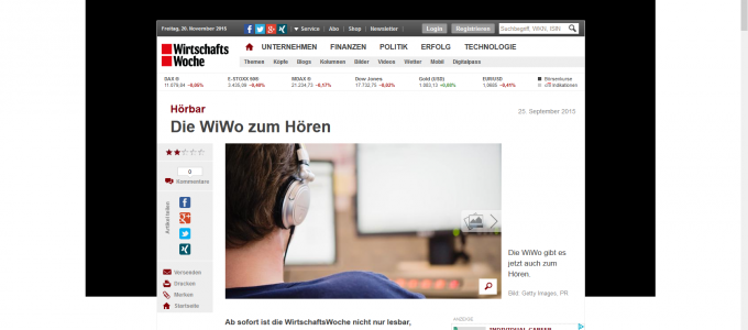 Hörbar - die WiWo zum Hören, Screenshot von http://www.wiwo.de/hoerbar-die-wiwo-zum-hoeren/12365664.html