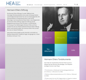 Screenshot: http://www.hermann-ehlers.de/hermann-ehlers-stiftung.html