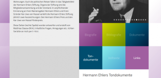 Screenshot: http://www.hermann-ehlers.de/hermann-ehlers-stiftung.html